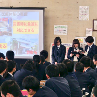 【総合学習】「広島の中の私」発表会(高校1年生)
