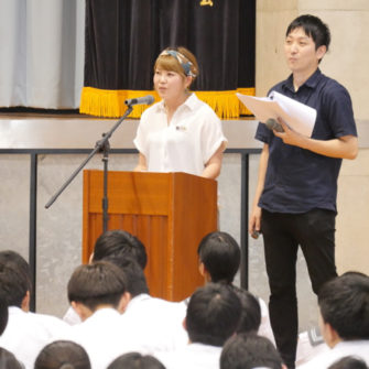 【行 事】「〝届けよう,服のチカラ〟プロジェクト」講演会