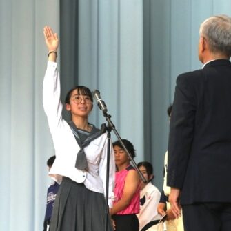 【クラブ】クラブ壮行式を行いました。～ がんばれ！武田生 ～