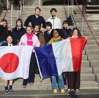 【国際交流】フランス・リヨン市から高校生をお迎えしました（1日目）