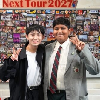 【行　事】中3 シドニー語学研修（1日目）